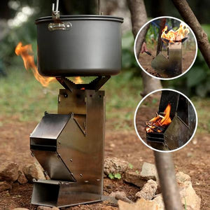 Outdoor Collapsible Wood Burning Stove