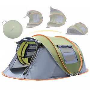 Camping Tent - 3-Person Easy Pop up Tent with 2 Doors 