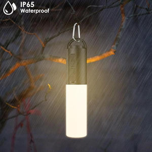 Camping String Lights, Rechargeable LED Camping Lantern Flashlight with 8000Mah Battery 8 Modes Waterproof Camping Lights for Garden Outdoor Home Emergency, 33Ft