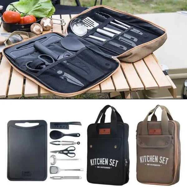 8Pcs Camping Utenstil