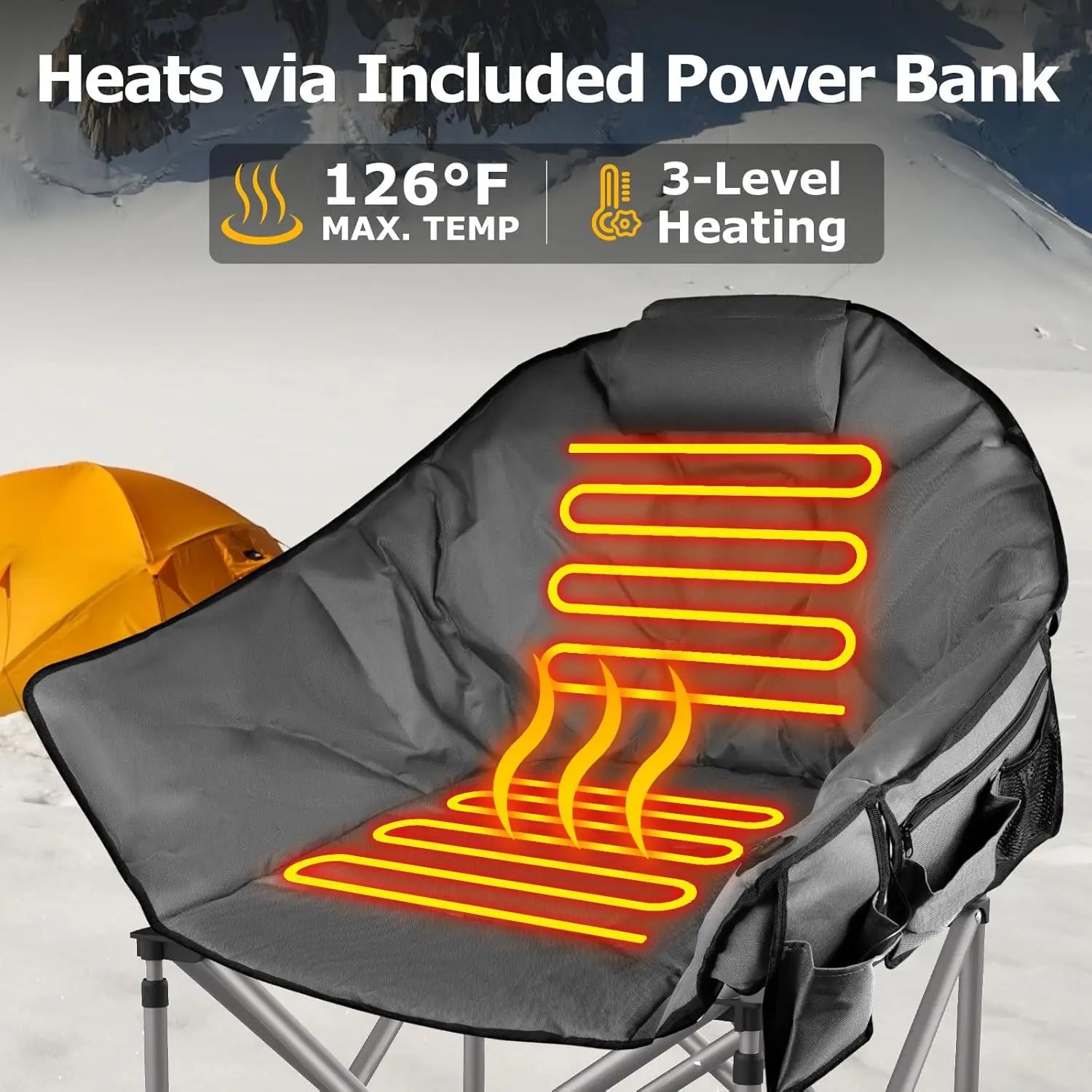 Heated Camping Chair