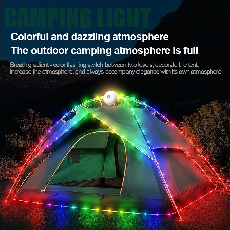 Rollable LED Garland Camping Light