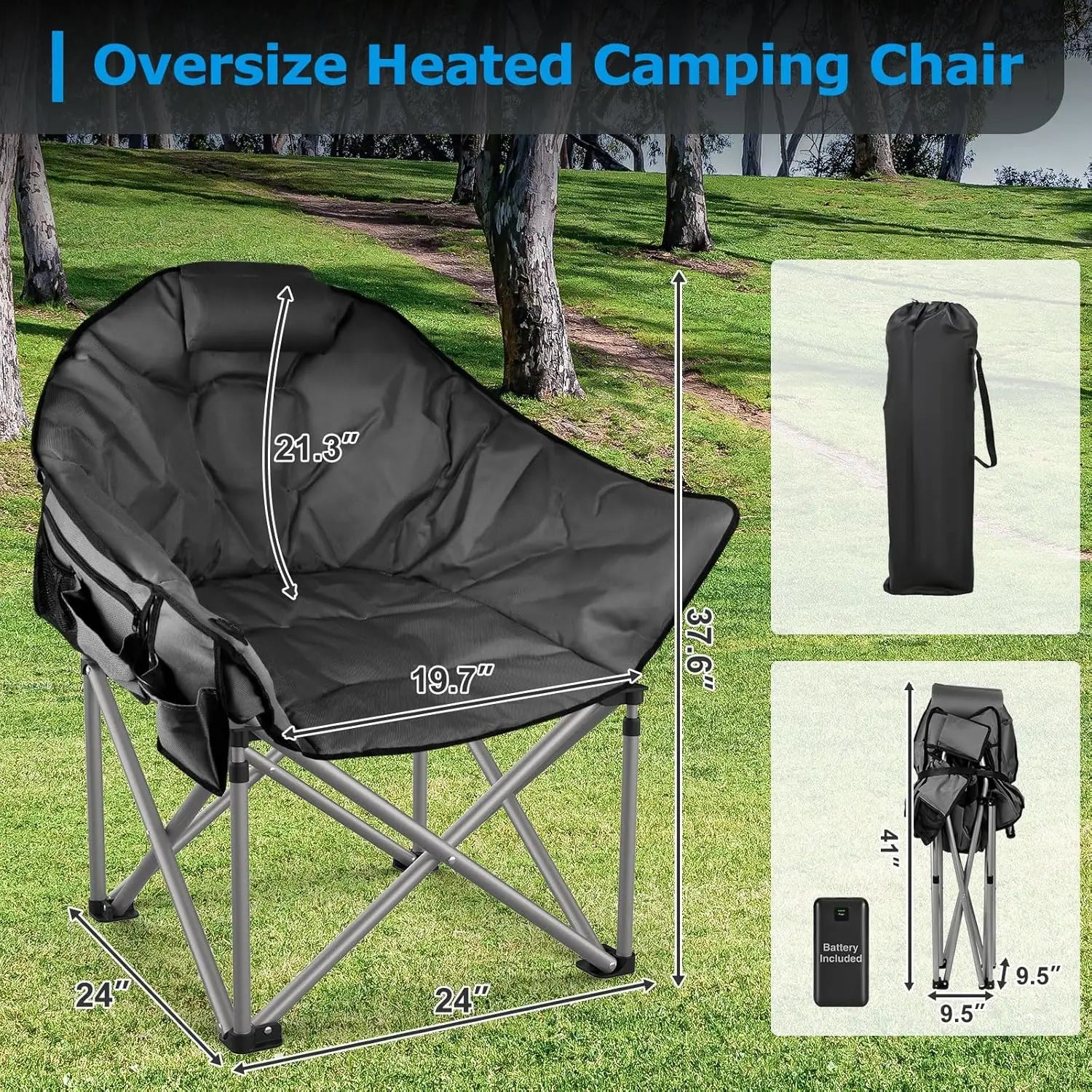 Heated Camping Chair