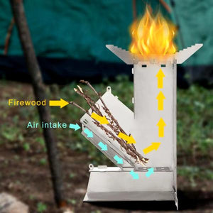 Outdoor Collapsible Wood Burning Stove