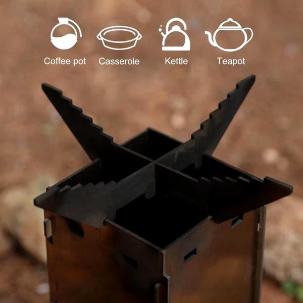 Outdoor Collapsible Wood Burning Stove